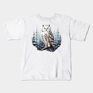 Snowy Owl Kids T-Shirt